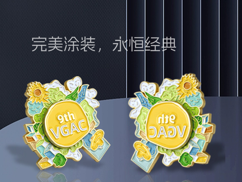 烤漆徽章 可旋转
