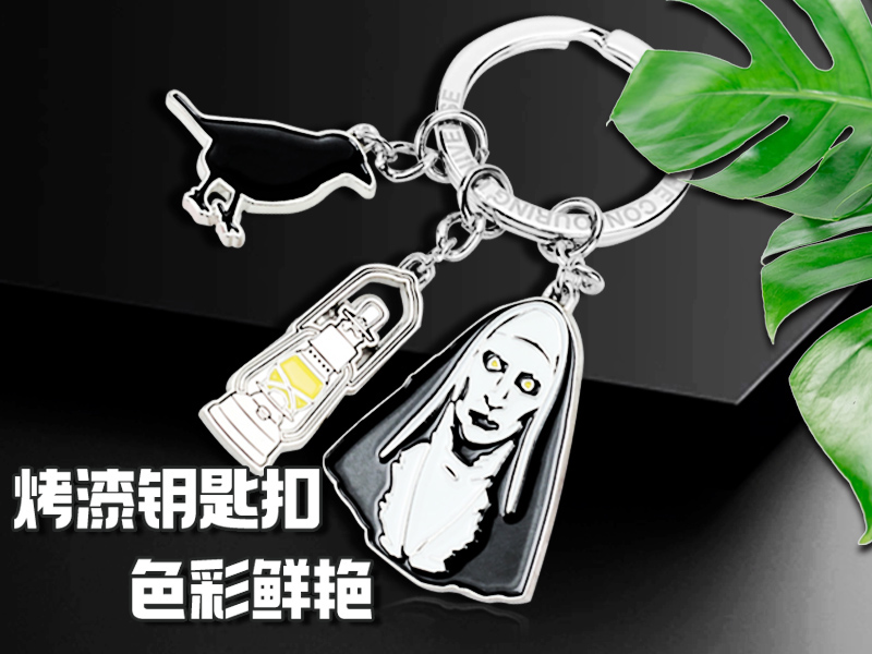 定 制金属钥匙扣锌合金创意卡通烤漆珐琅钥匙挂旅游纪念钥匙扣