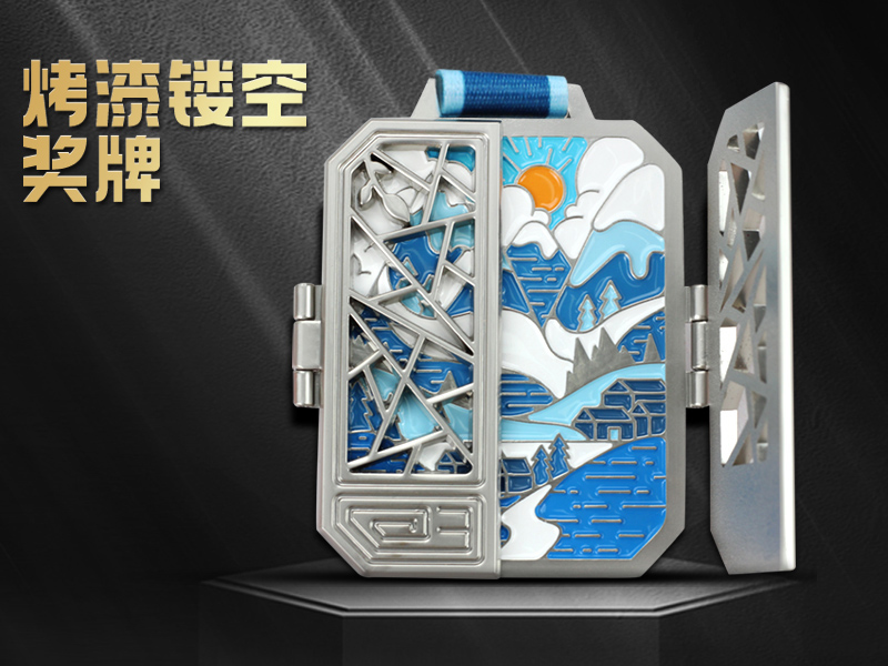 金属奖牌定制纯金银奖章马拉松运动会比赛表彰奖牌纪念挂牌定做